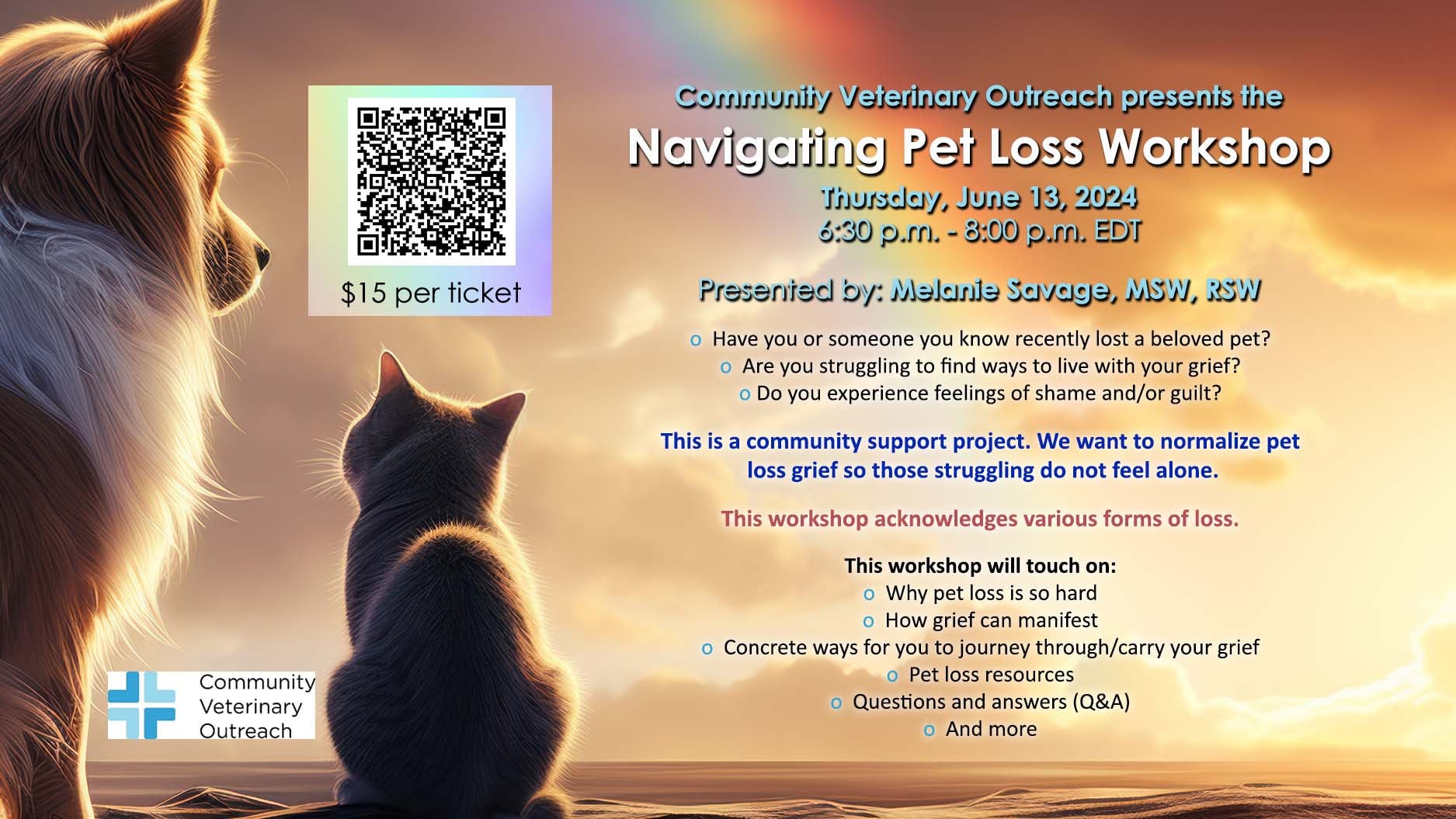 Navigating Pet Loss Workshop