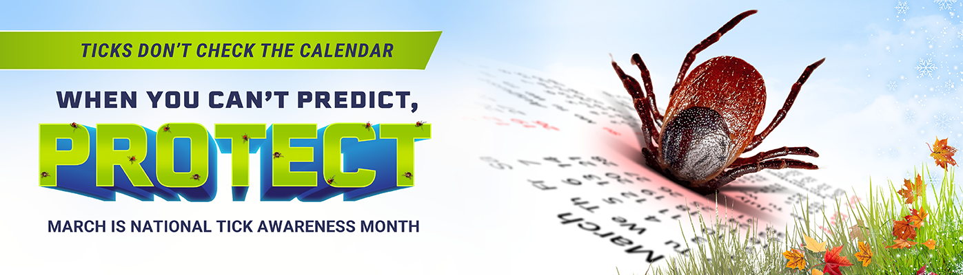 National Tick Awareness Month Banner